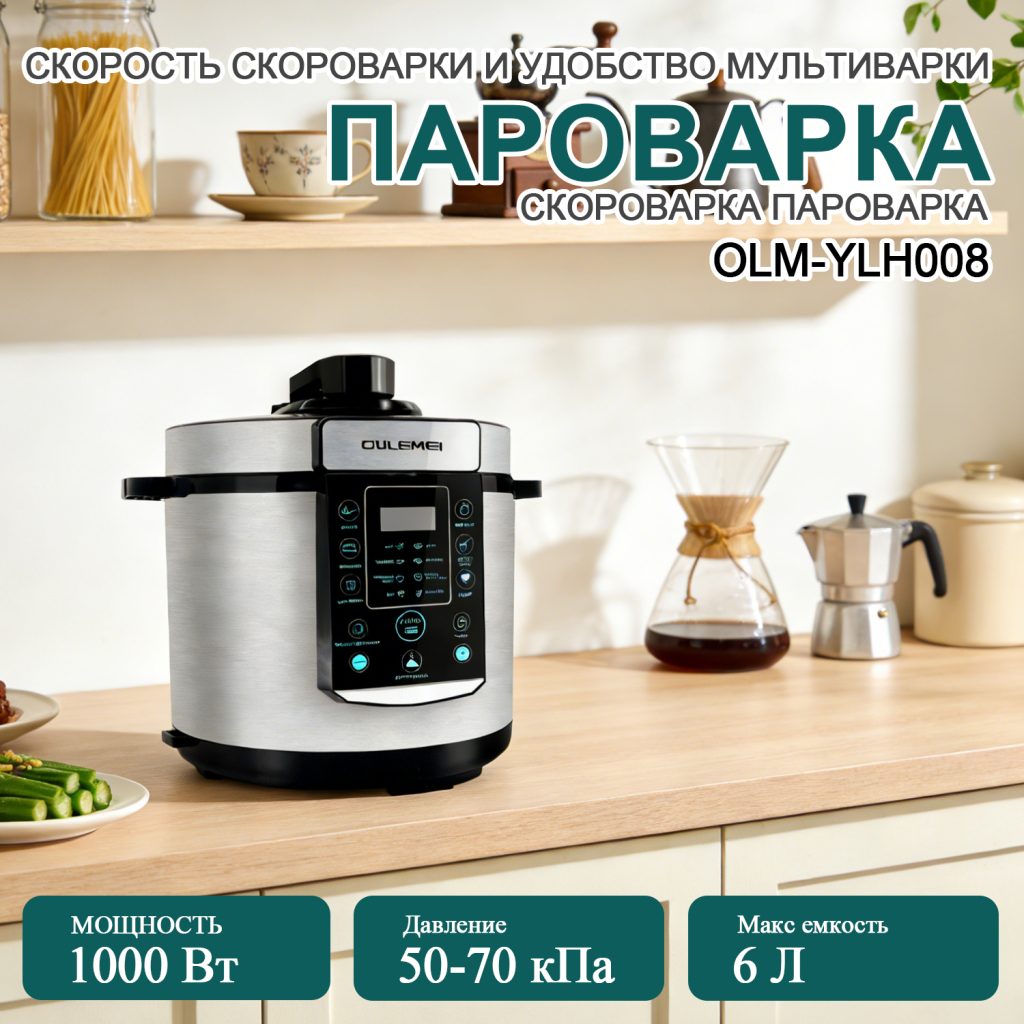 Мультиварка Скороварка OLM-YLH008